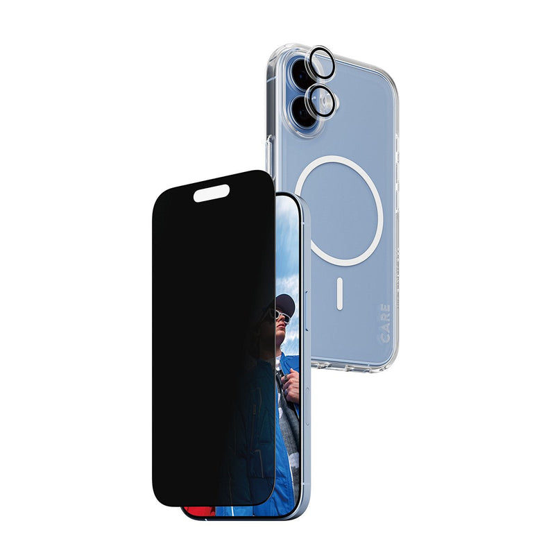 Panzerglass ® Care By ® 3-IN-1 Flagship Privacy Bundle Iphone 17 Screen Protector Apple 1 Pieces