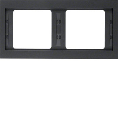 Berker 13637006 Frame K.1 Antracita Matte Lackiert 2-VÍAS — image 1
