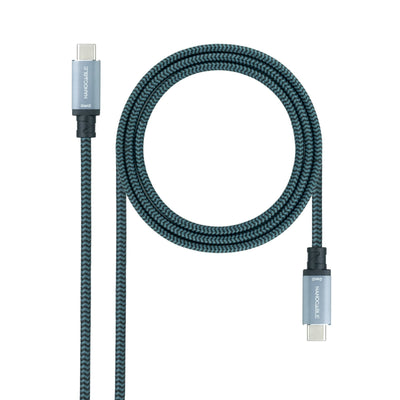 Nanocable USB Cable 3.1 GEN2 5A USB-C/M-usb-c/M 2M - Black — image 1