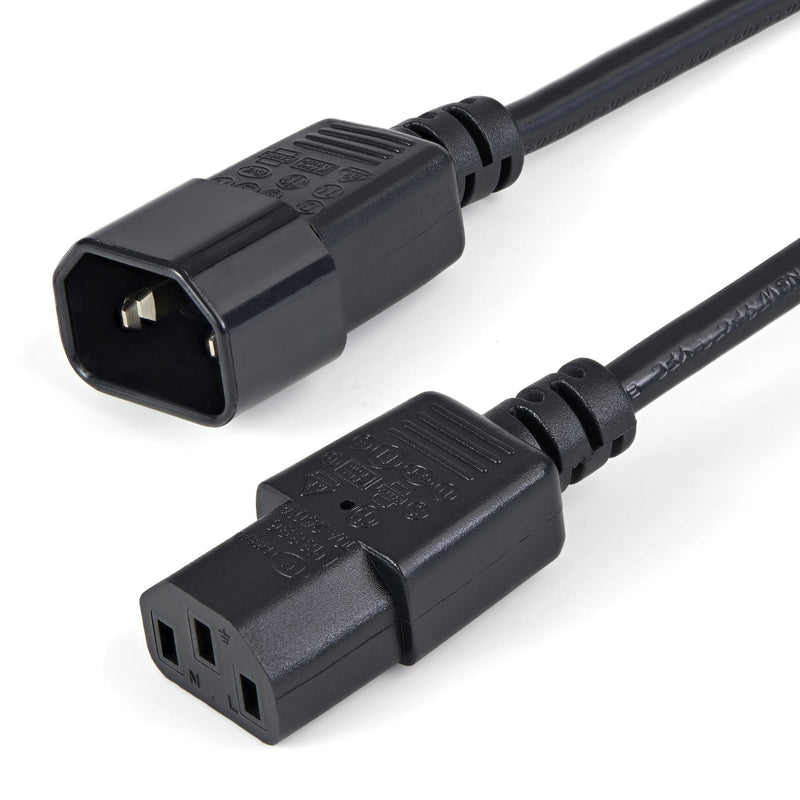 StarTech Extensor Alargador 1M Cable Power Computer - C14 a C13