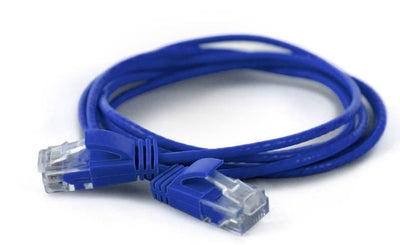 Wantecwire UTP, Cable Extra Thin CAT.6A, D 2,8MM, Blue Length 0,50M — image 1