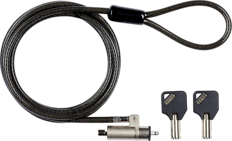 Estuff GLB220101 Cable Antirrobo Black 1,8M