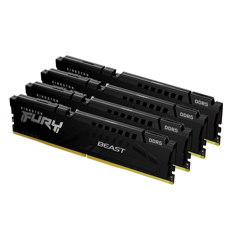 Kingston Memory Fury Beast 128GB DDR5 5600 (4X 32GB) Quad-kit, KF556C40BBK4-128