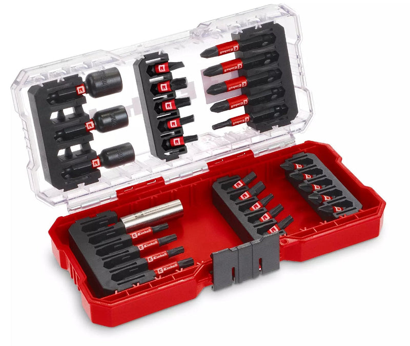 Einhell-kwb Set Of Puntas Resistentes a Impactos S-case With Portapuntas, 28 Pieces 108703