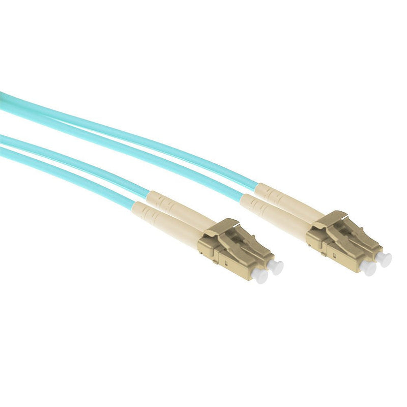 3 Meter Multimode 50 125 OM3 Duplex Armored Fiber Patch Cable With Lc Connectors