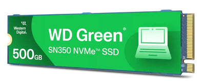 Western Digital Drive SSD 500GB Green SN350 NVMe M.2 2280 PCIE GEN3 — image 1