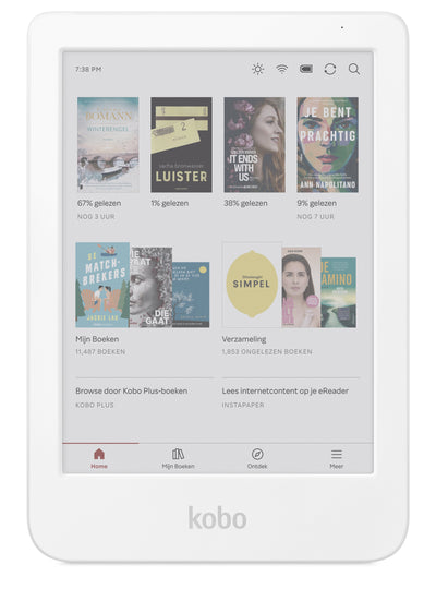 Kobo Clara Colour Lectore E-book Screen Touchscreen 16GB Wi-Fi White — image 1