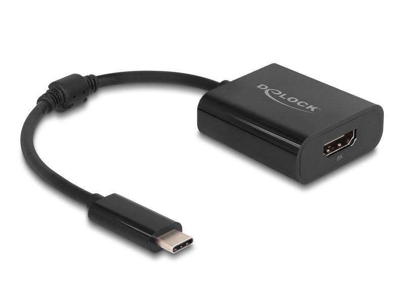 Delock 64175 Adapter USB Type-c™ a HDMI (modo DP Alt) 8K With Función Hdr Black