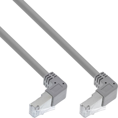 Inline® Network Cable Two Side Down Angled, S/FTP, CAT.6, 250MHZ, Pvc, 0.90M — image 1