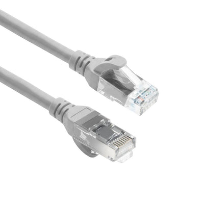 Grey 10 Meters Tpe U UTP CAT.6A Ultra-flex Patch Cable Snagless With RJ45 Connectors — image 1