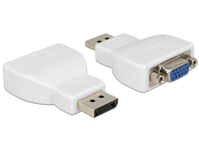 Delock Adapter DisplayPort 1.1 Male VGA Female White — image 1