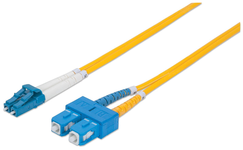 Intellinet 473972 Cable Fibre Optic 2M OS2 Lc Sc Yellow