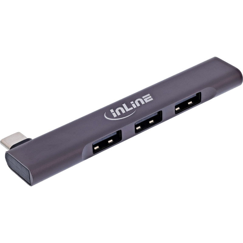 Inline® Slim USB-C Hub, 4-PORT, USB 3.0 + 3x USB 2.0, Slim Design