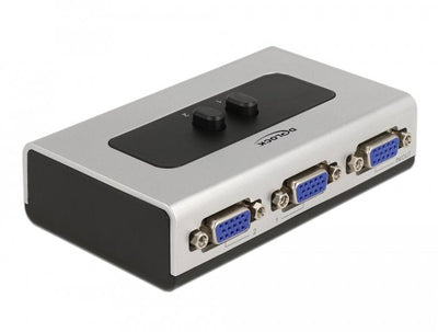 Delock Conmutador VGA 2 Ports Manual Bidireccional — image 1