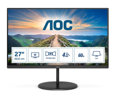 AOC Monitor 27 U27V4EA IPS 4K 16:9 HDMI DP 4MS Professional — image 1
