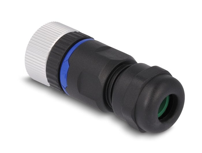 Delock 60537 M12 Connector Codificado a 5 Pines Female Assembly With Connection Screw