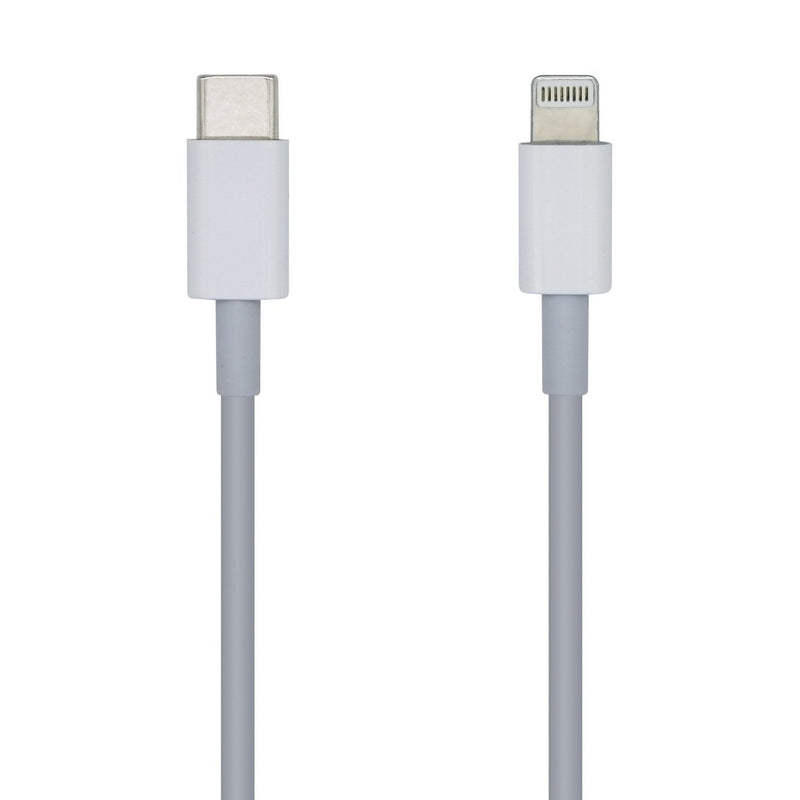 Aisens Cable Lightning a USB-C USB 2.0 - Lightning/M-usb-c/M - 20CM - White