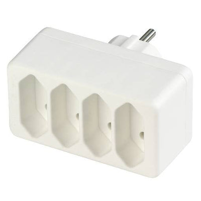 Rev Connector Transicion 4 Veces Eurosteckdosen White — image 1
