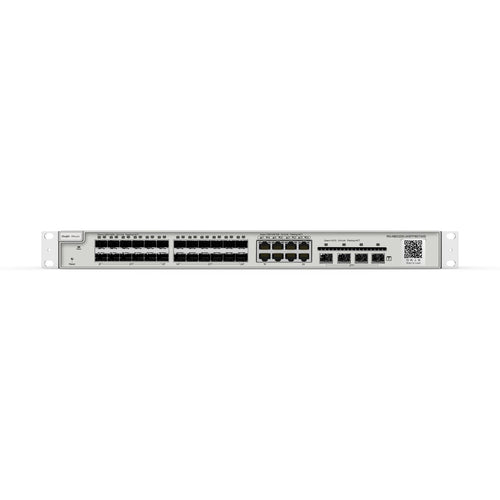 Reyee 24-PORT Sfp L2 Managed 10G Switch, 24 Sfp Slots, 8 Gigabit RJ45 Combo Ports, 4 *10G Sfp + Slo — image 1