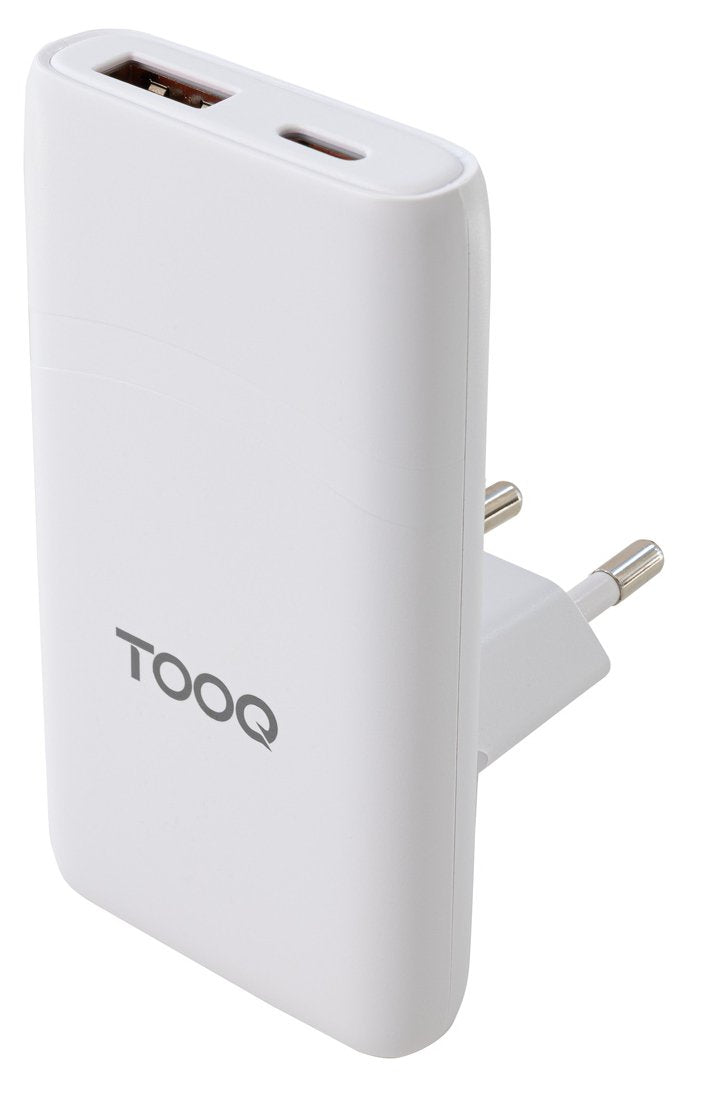 Charger Wall GaN USB-C/Pd+usb-a/Qc 65W, White