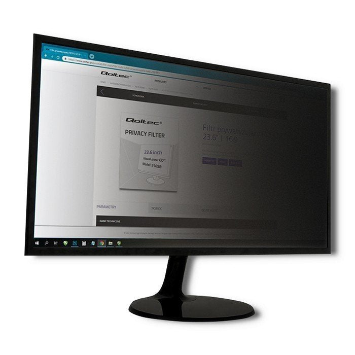 Qoltec 51052 Filtro Privacidad Rodo 15.6 16:9