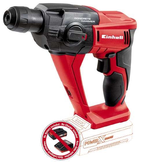 Einhell Drill Percutor Wireless Te-hd 18 Li-solo Red/Black Without Battery Ni Charger 4513812