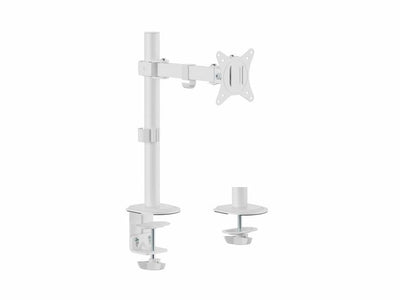 Equip Desk Mount 650166 1 Screen 17-32 Arm Tilt And Rotating 360 Colour White — image 1