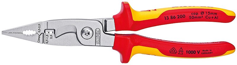 Knipex Pliers Installation Eléctrica Vde 13 86 200 1386200