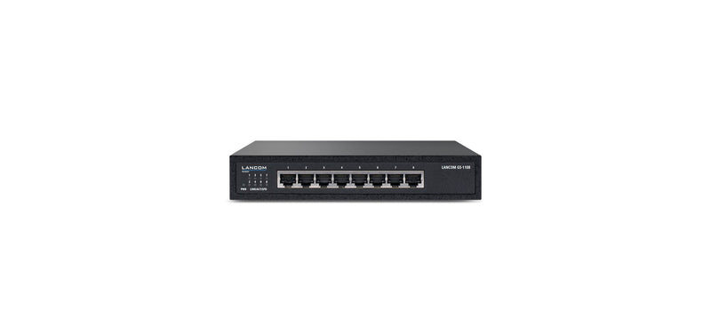 Lancom Switch Systems GS-1108 No Administrado L2 Gigabit Ethernet [10/100/1000] Black
