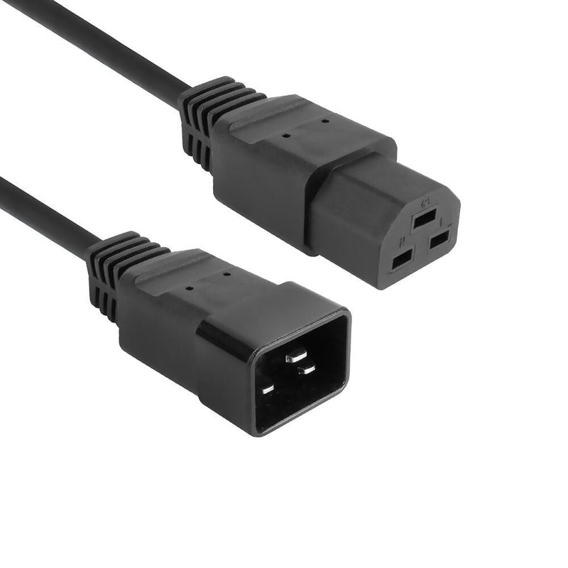 Powercord C20 - C21 IEC60320 Black 1.5M