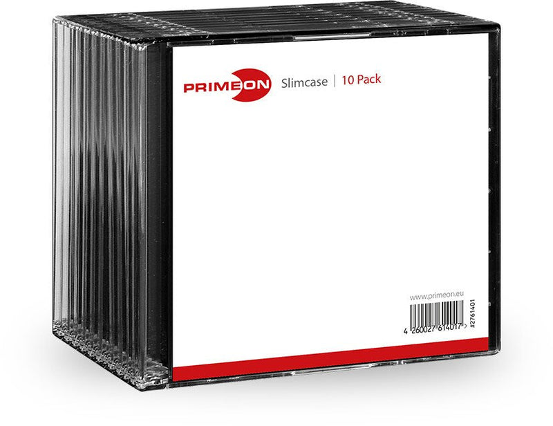 Primeon Boxes Cd / Dvd / Br Slimcase 1 Drive (10-PACK)