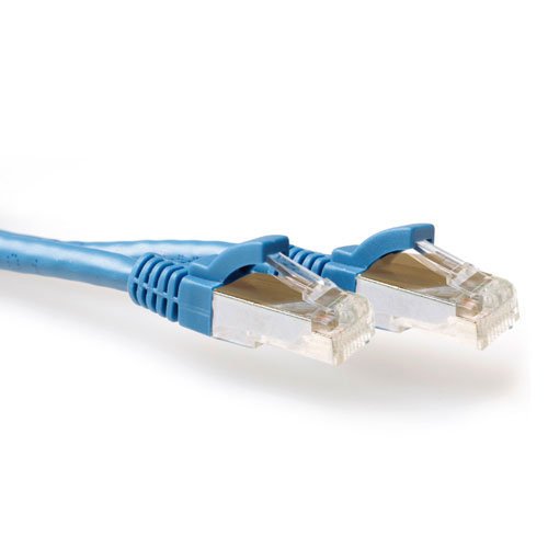 Blue 7 Meter Lszh SFTP CAT.6A Patch Cable Snagless With RJ45 Connectors