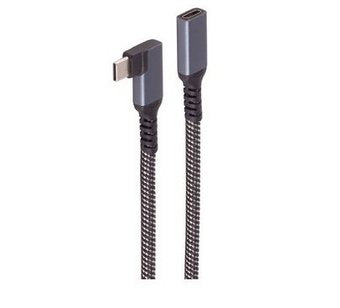 Shiverpeaks USB-C Cable Alargador 3.2 90° Pd Textil 1,5M