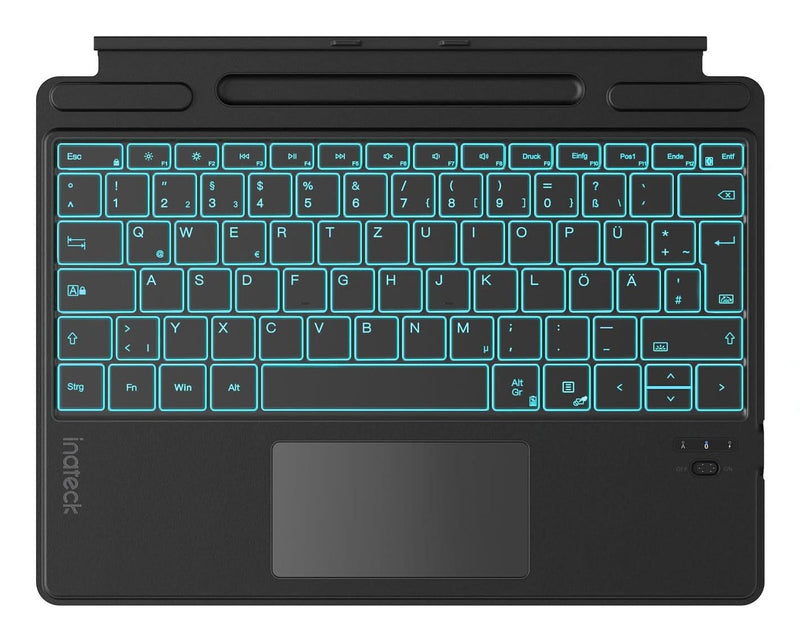 Inateck Keyboard Surface Black, Surface Pro 8-11 Com. Qwertz