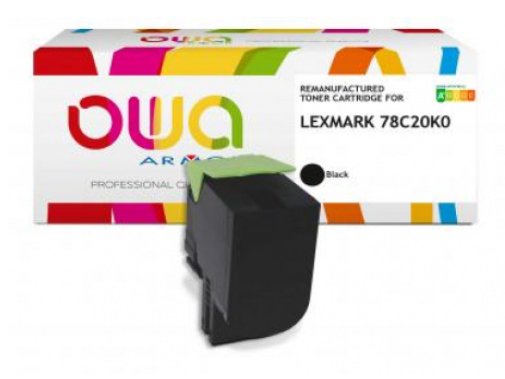 Owa Toner Compatible With Lexmark 78C20K0 Black (2.000 S.)