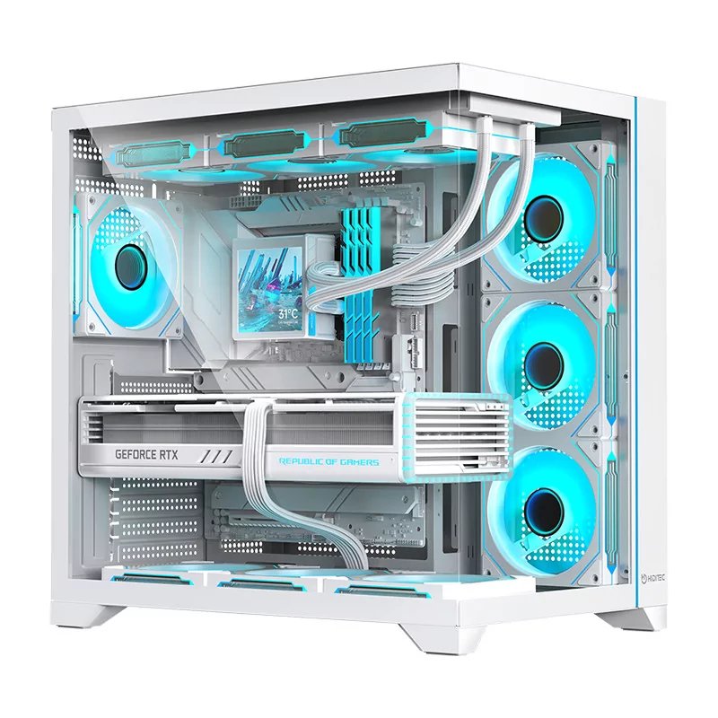Hiditec Box Gaming Semitorre H3 Pro White