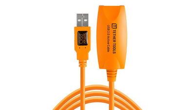 Tether Tools CU1917 Adapter USB Cable 2.0A Orange — image 1
