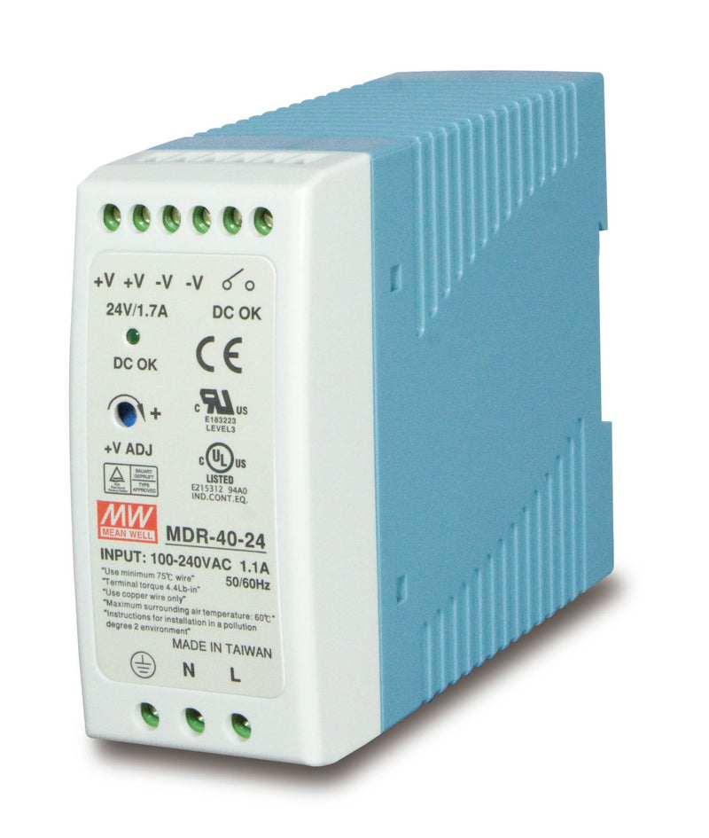 Planet Din-rail Power Supply (PWR-40-24) 40 Watts, 24V, 1