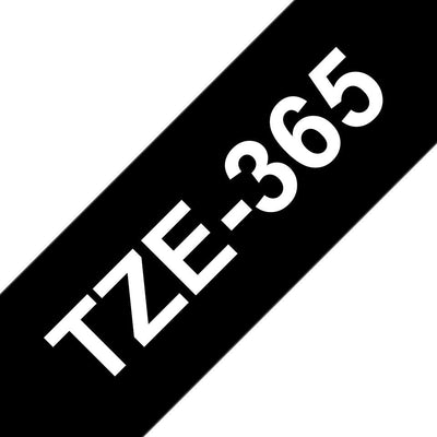Brother TZE365 White Sobre Black Roll (3,6CM X 8M) 1 Bobina(s) Type Laminated P-touch PT-3600, 530, 9200, 9400 — image 1
