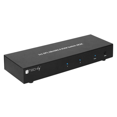 Techly KVM Switch, 2 Port, DisplayPort 1.2 — image 1