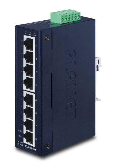 Planet IGS-801M Switch Gestionado L2/L4 Gigabit Ethernet [10/100/1000] 1U Blue — image 1