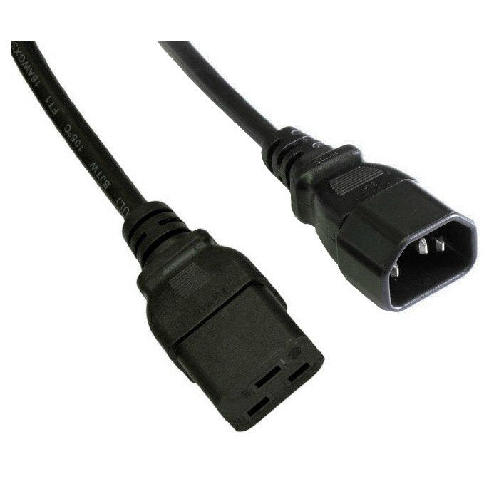 Akyga Power Cable Extension AK-UP-02 IEC C19 / C14 250V/50HZ 1.8M
