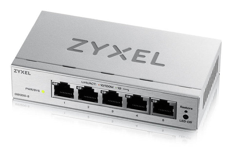 Zyxel GS1200-5V3 5-PORT Gigabit Web Smart Managed Switch