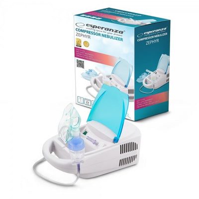 Esperanza Inhalador Compressor Zephyr ECN002 Blue Cielo White — image 1