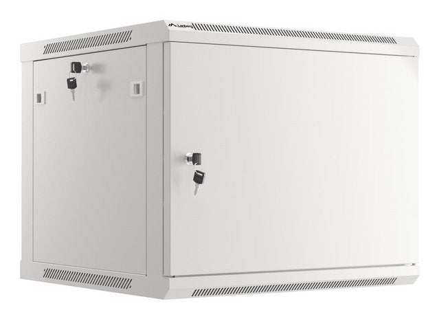 Lanberg Cabinet Rack 19 Assembly Wall 9U / 600X600 With Door Metálica Grey (paquete Flat