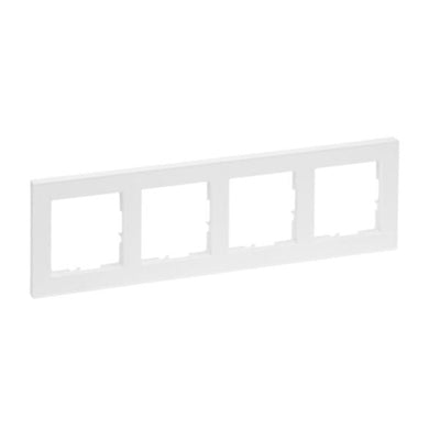 Legrand 765184 Seano + 4-VÍAS Frame In Der Finish Colour Ultrawei — image 1