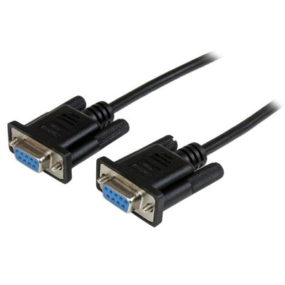 StarTech Cable Serie RS232 DB9 H/H 2M Black SCNM9FF2MBK — image 1