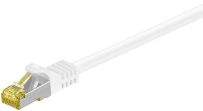 Goobay RJ-45 CAT.7 10M Network Cable S/FTP (s-STP) White — image 1