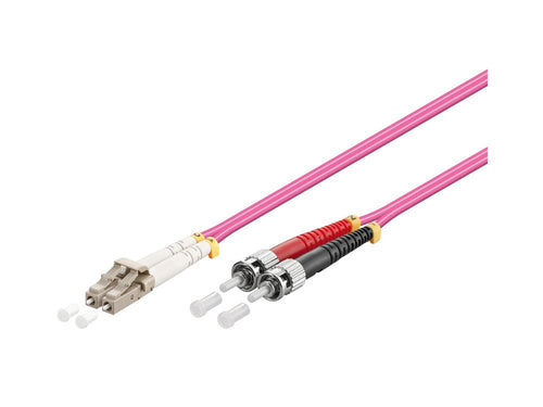 Good Connections 10M Lc/St Cable Fibre Optic OM4 Violet — image 1