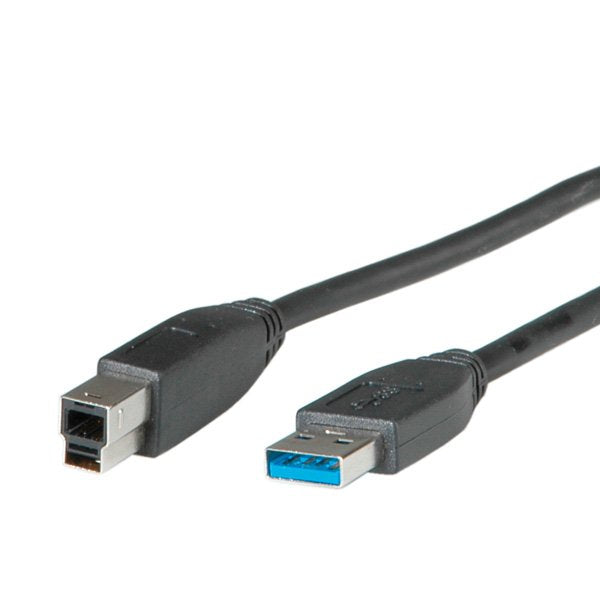Roline USB 3.2 Gen 1 Cable Type a-b Black 1.8M